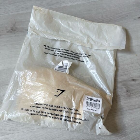 GYMSHARK FLEX STRAPPY SPORTS BRA Medallion Yellow/Wht Marl XS‎ LIGHT SUPPORT NWT - Picture 7 of 9